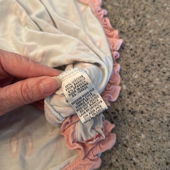 KICKEE PANTS Bamboo Classic Short Sleeve Swing Dress- Fresh Air Ballet - Picture 7 of 8